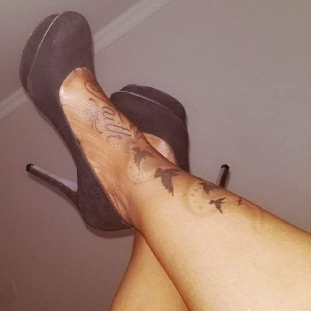 Black Suede Platform Pump - image 2